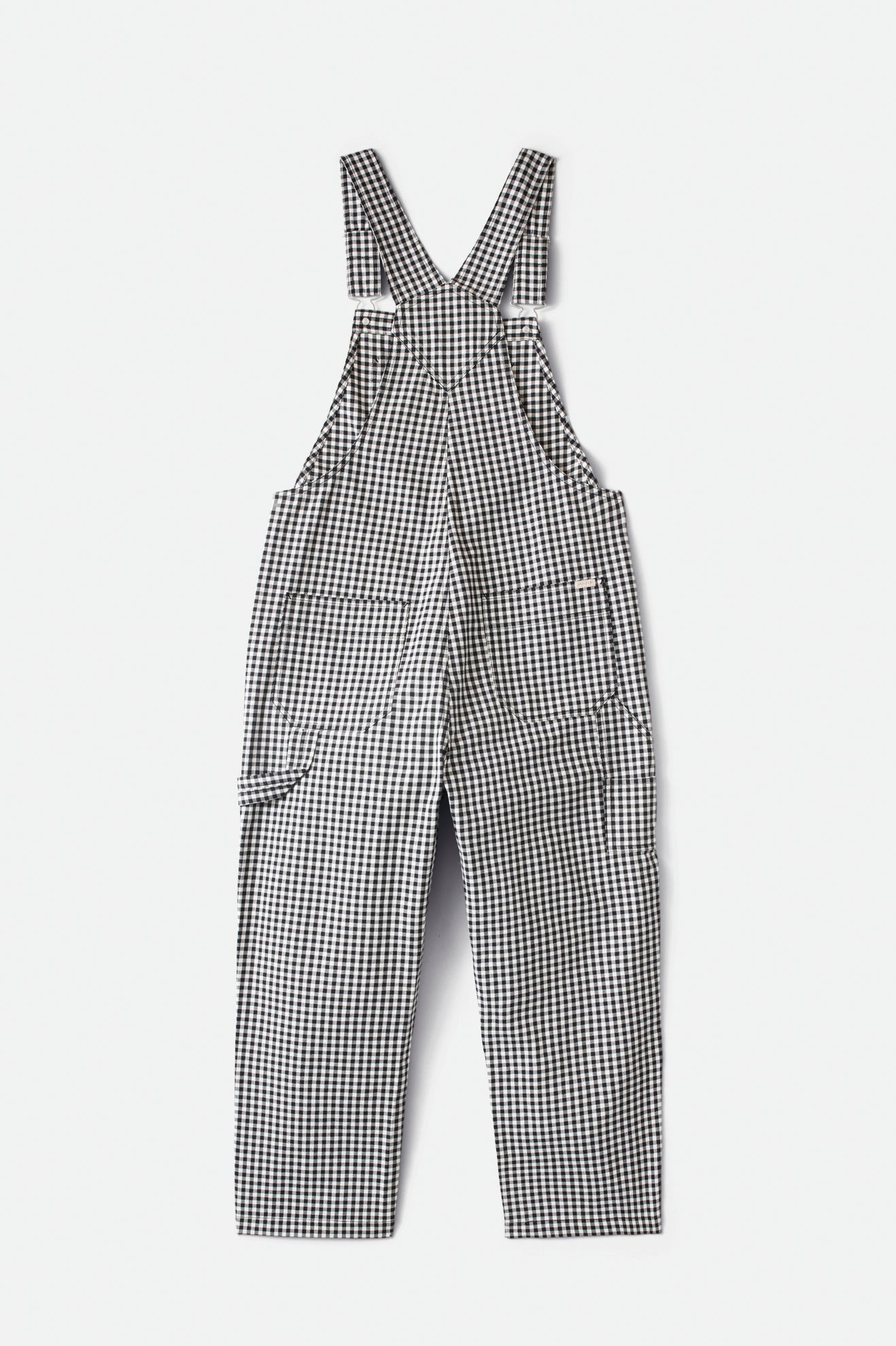 Brixton Women Christina Crop Overall Black Gingham - 5