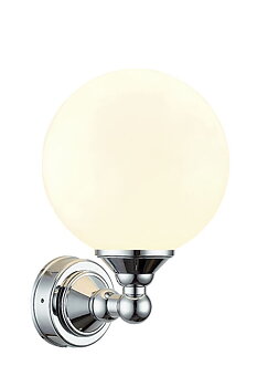 LUGANO vägglampa bad, antik/opal - Aneta Lighting