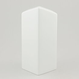 Lisa Larson (Quartette 1980s) White Architectonic Vase 19 cm