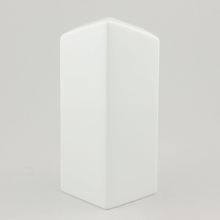 リサラーソン  Quartetteシリーズ ホワイトのアーキテクトベース  Vase  19cm 1980年代