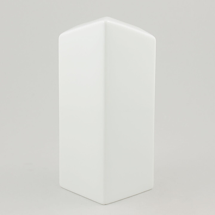 Lisa Larson (Quartette 1980s) White Architectonic Vase 19 cm
