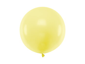 Jumbo ballong | 60 cm | Ljusgul