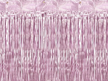 Draperi metallic rosa ljung
