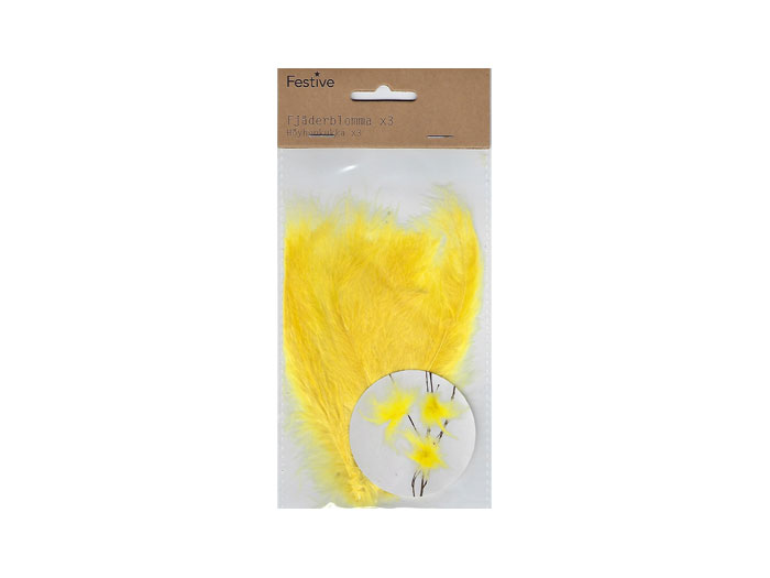 Fjäderblomma | 3-pack | Gul