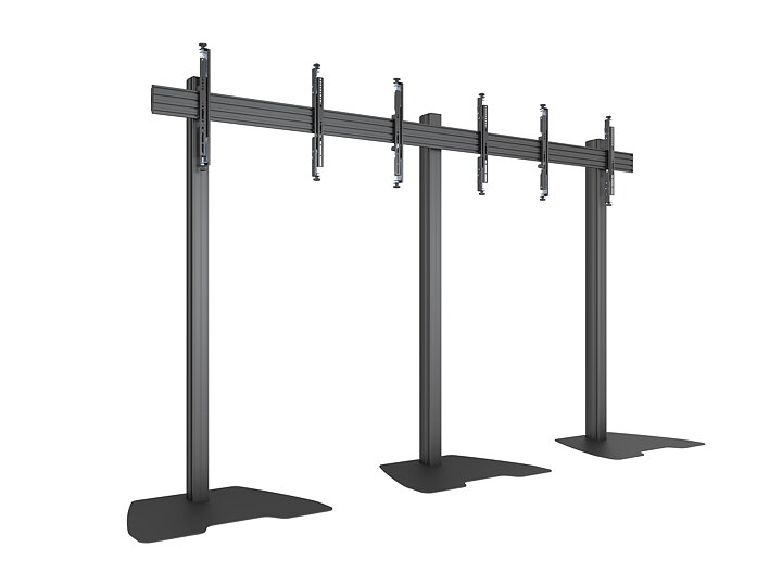 M Pro Series Video Wall Stand MBF3x1U 180 Micro Adjustable