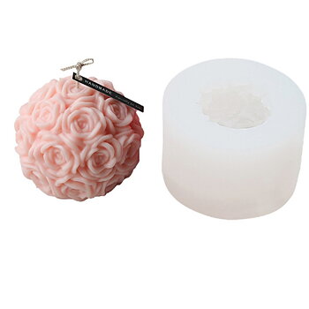 Silicone Resin Mold  Sphere Roses