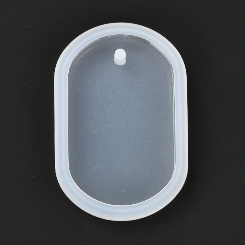 Silicone Resin Mold  Pendant oval - 2