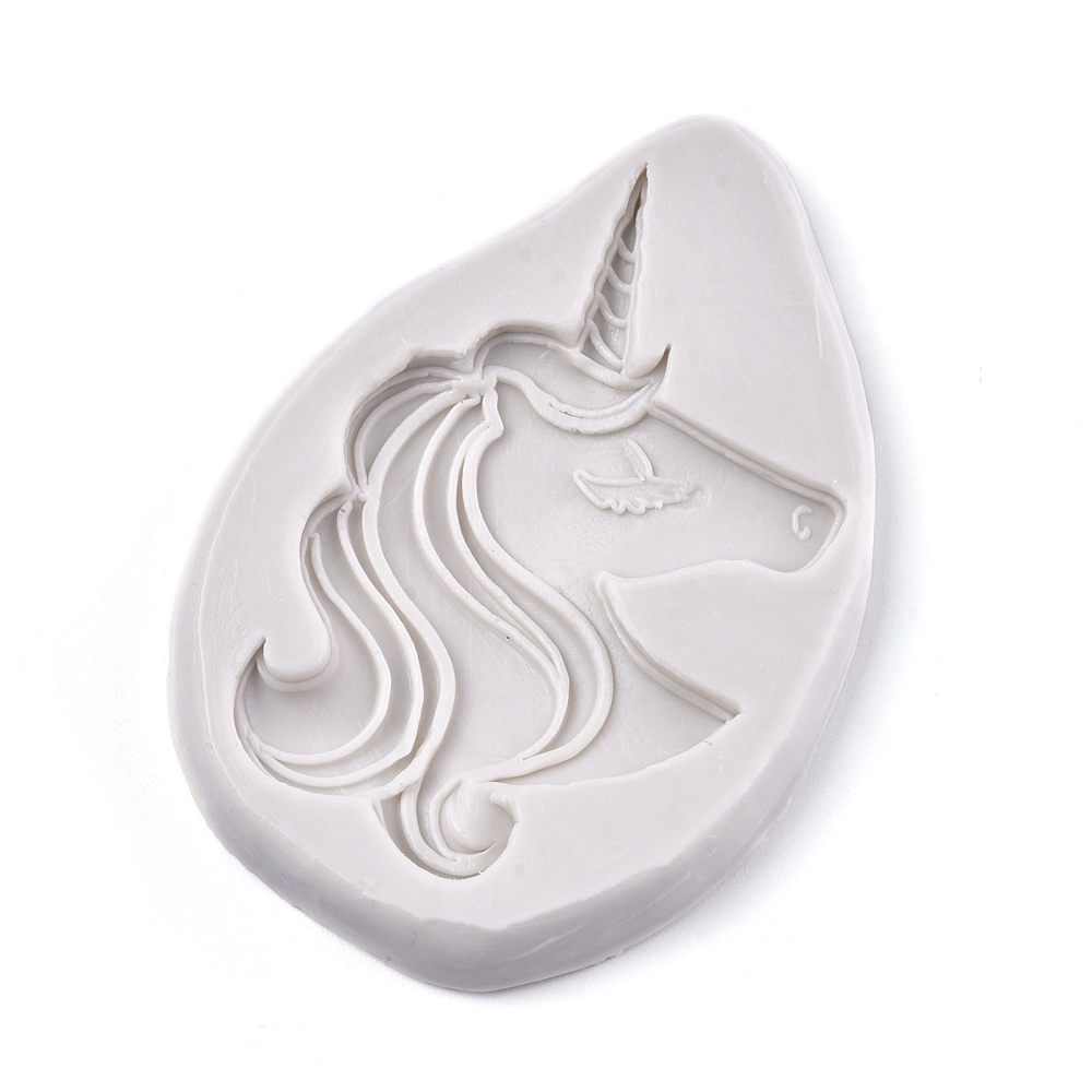 Gjutform  i silikon -  Enhörning / Unicorn