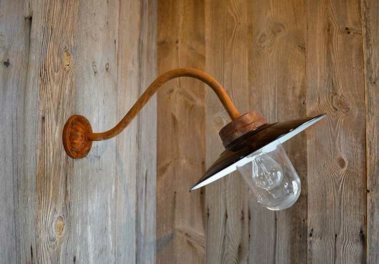 Stallampa Emalj - Packhus Nr. 1907  Ø 28 cm - 2