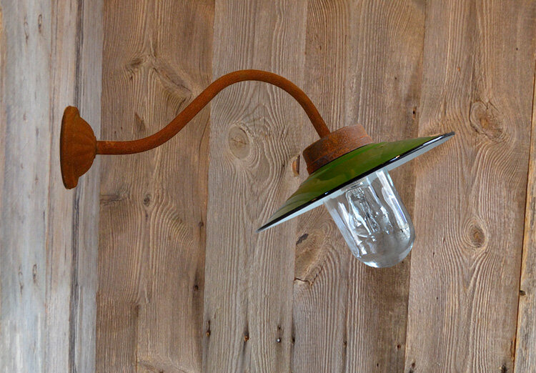 Stallampa Emalj - Packhus Nr. 1907  Ø 28 cm - 3