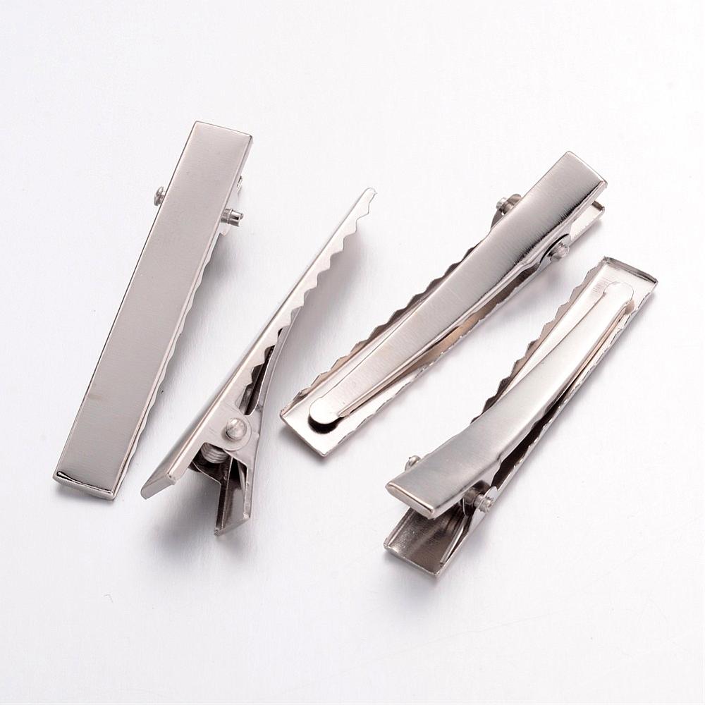 Hair alligator metal, 46mm - 2