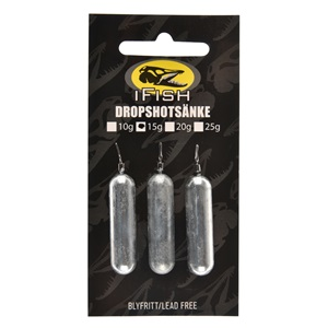 Dropshotsänke blyfritt 15 gram