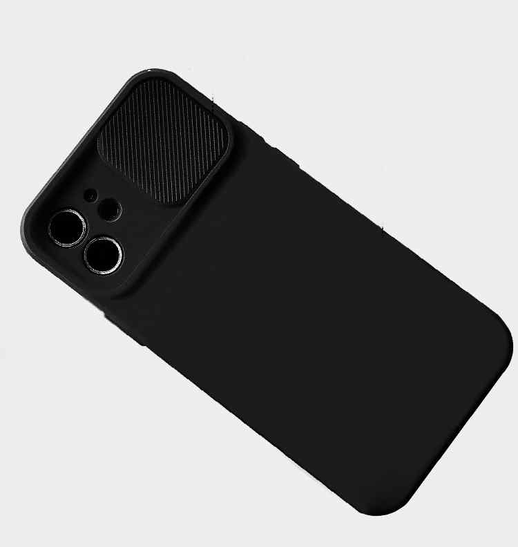 iPhone 12 Case - Microfiber Silicone with Camera Lens Protection - 2
