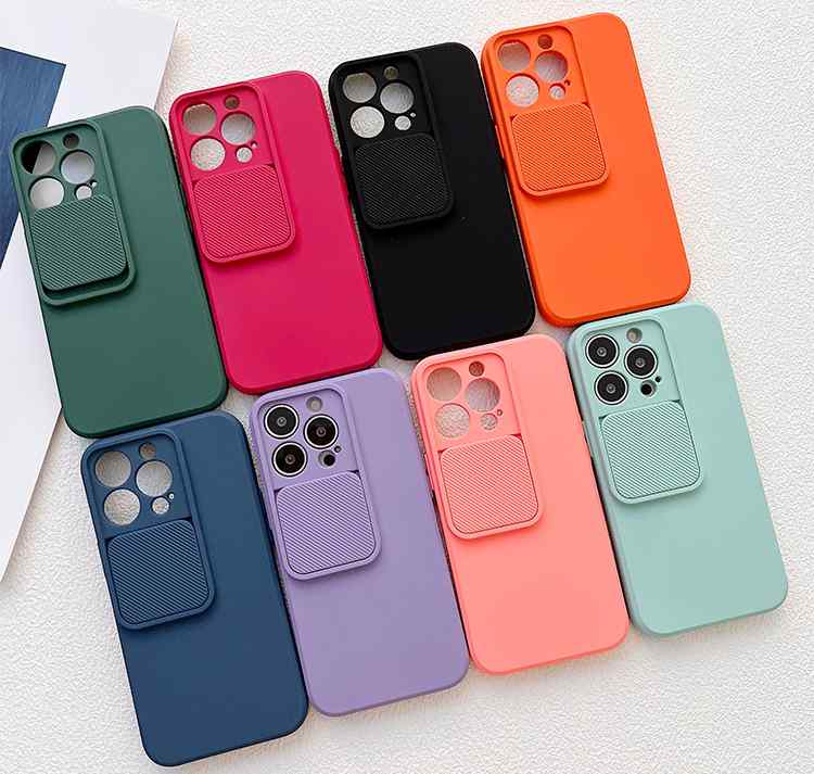 iPhone 13 Pro Max silikonskal med kameraskydd / Linsskydd