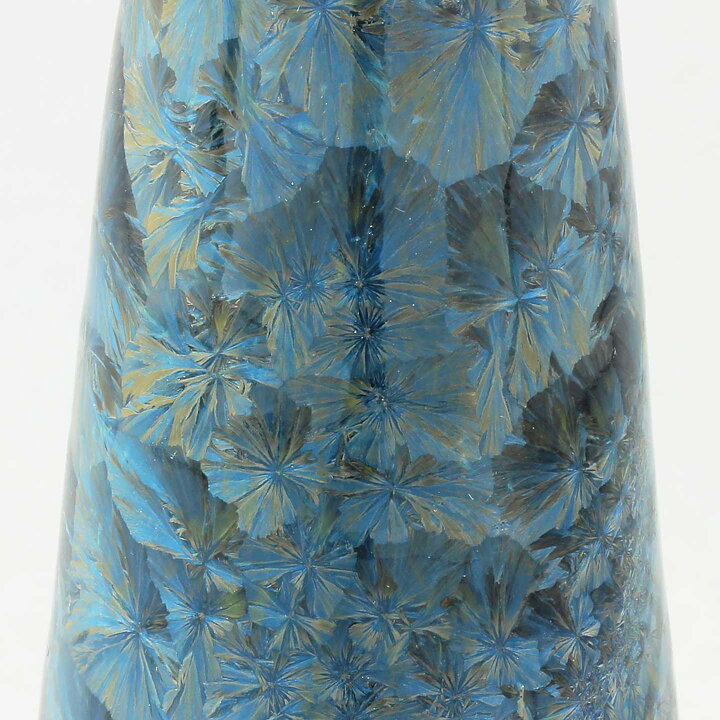 Isak Isaksson (2019) Unique Vase with Blue Crystalline Glaze 19 cm