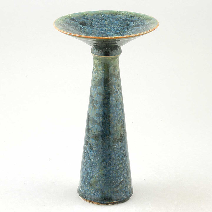 Isak Isaksson (2019) Unique Vase with Blue Crystalline Glaze 19 cm