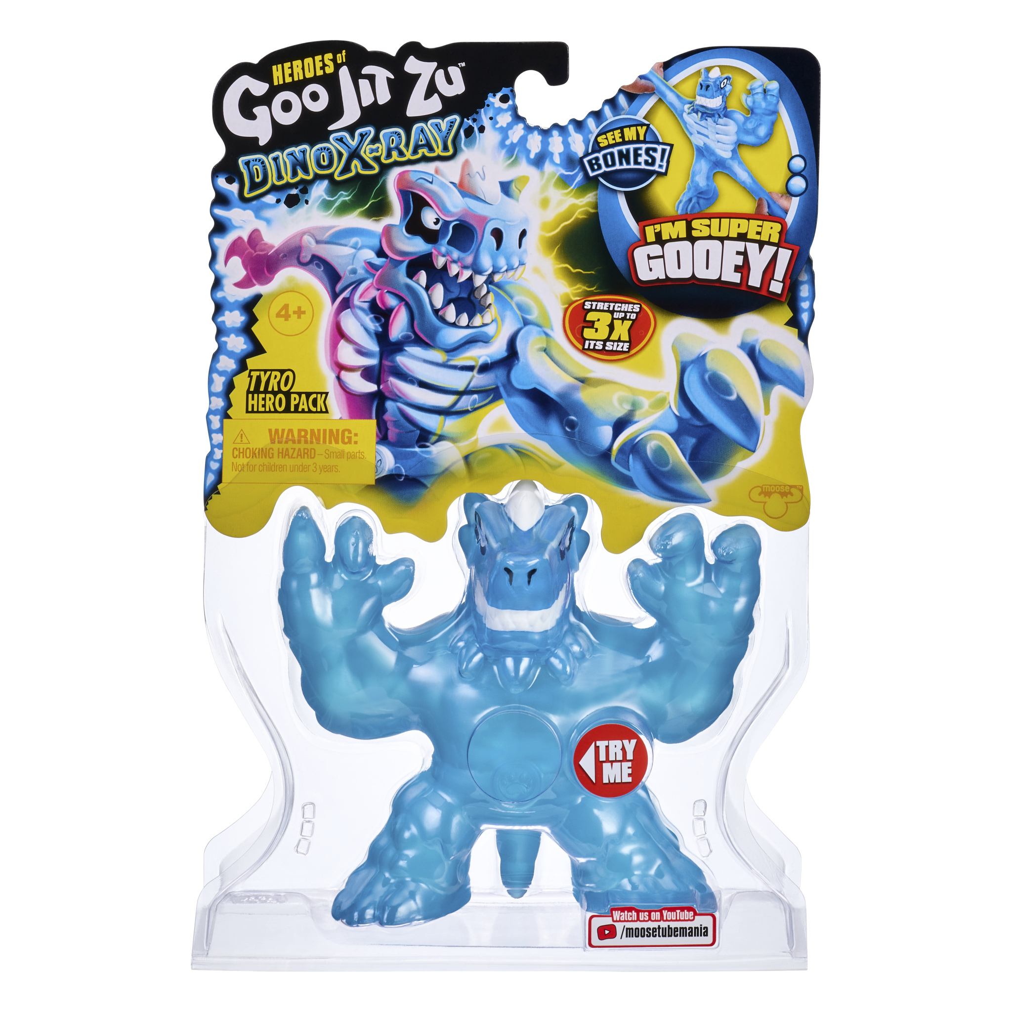 Goo Jit Zu Dino Xray Single Pack, Tyro