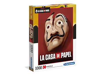 Clementoni Pussel La Casa de Papel, 1000 Bitar