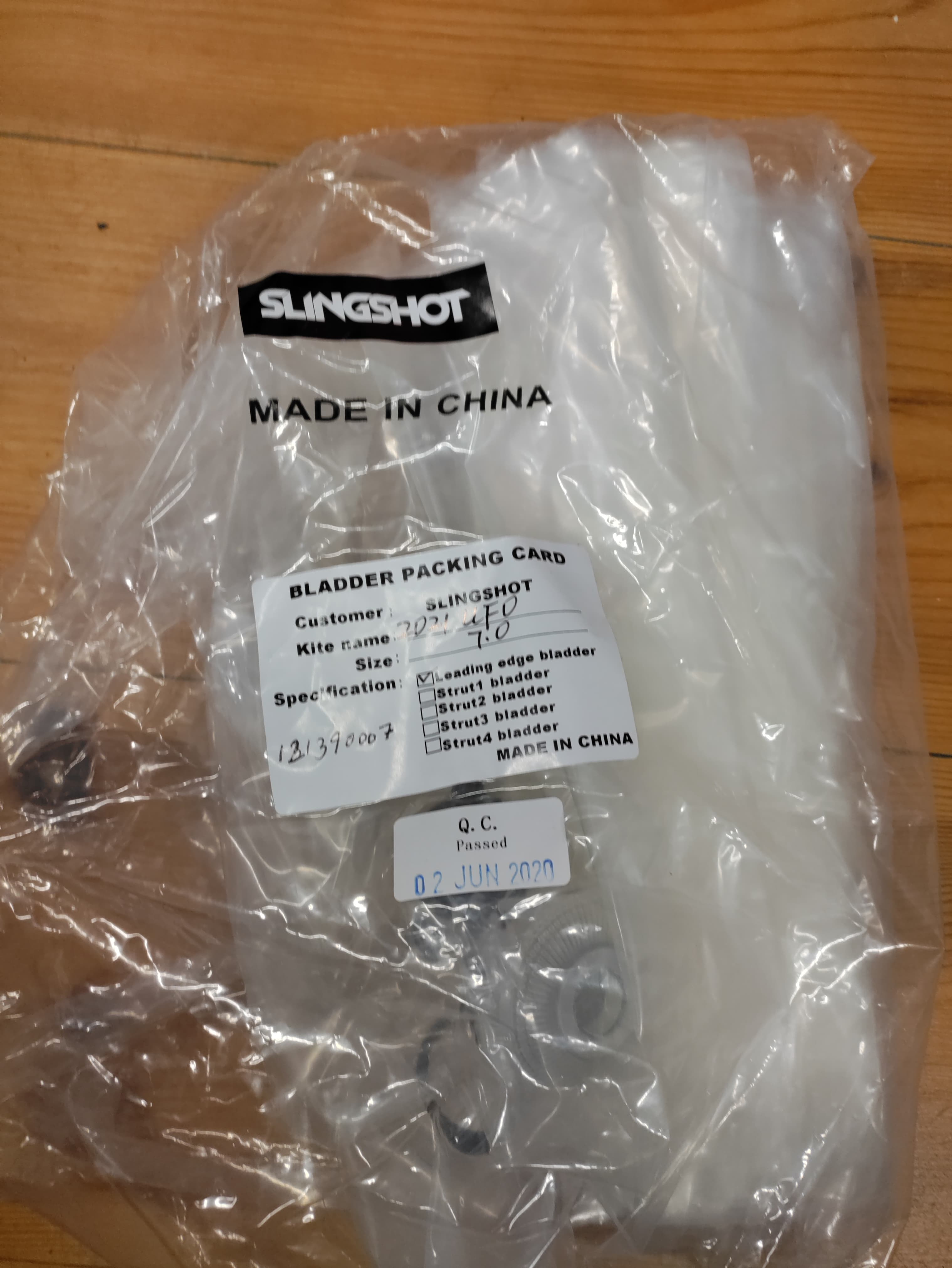 Slingshot UFO V1 LE bladder 7m