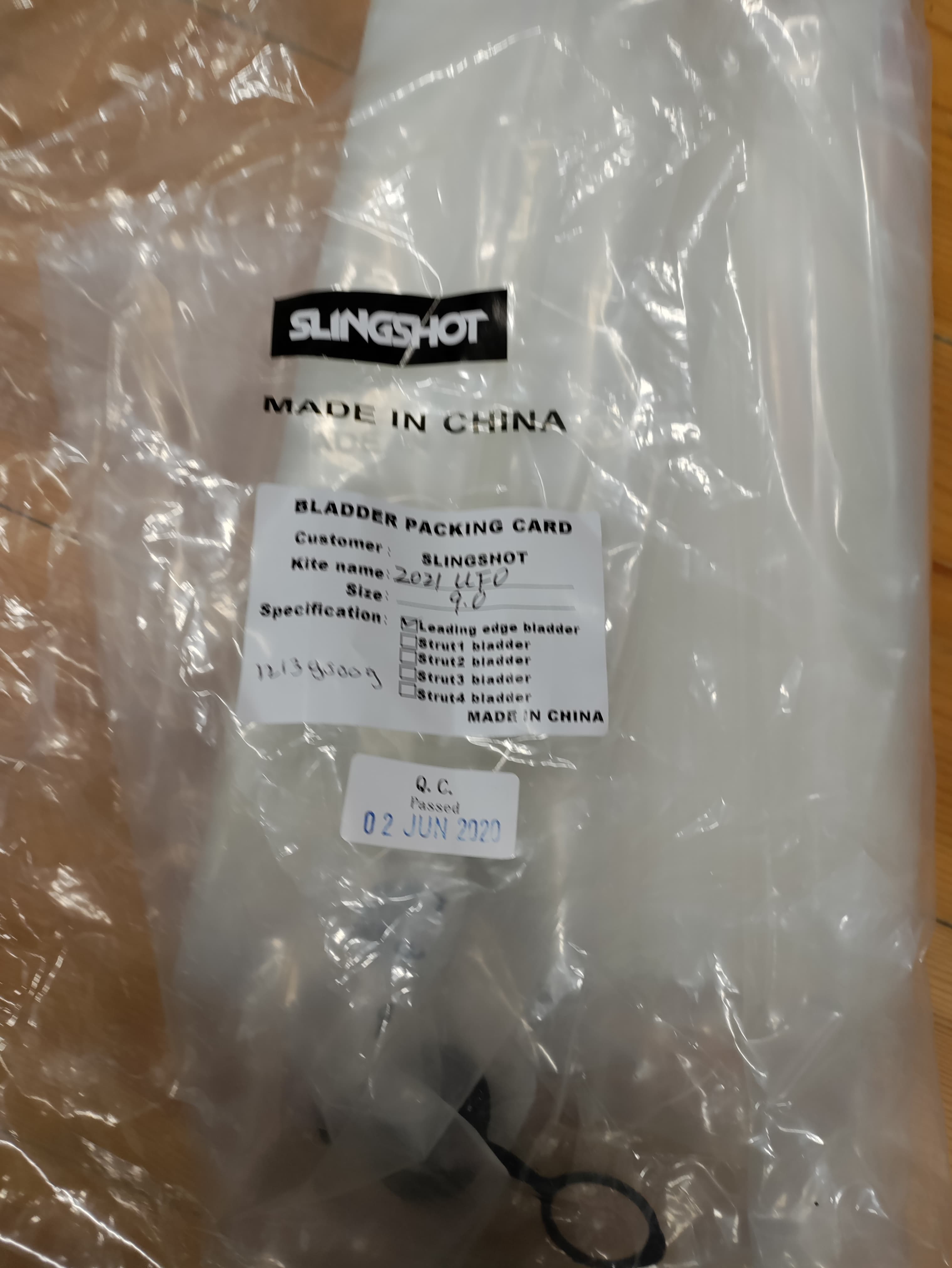 Slingshot UFO V1 LE bladder 9m