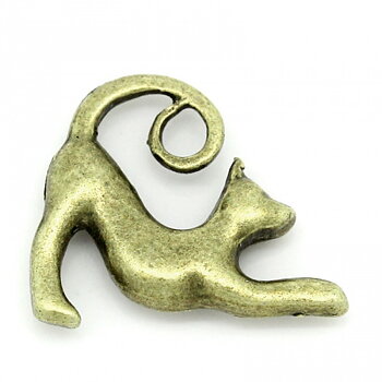 Charm  Cat Bronze