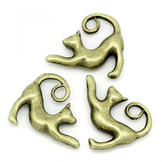 Charm  Cat Bronze - 2