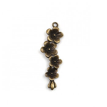 Charm FLowers Bronze