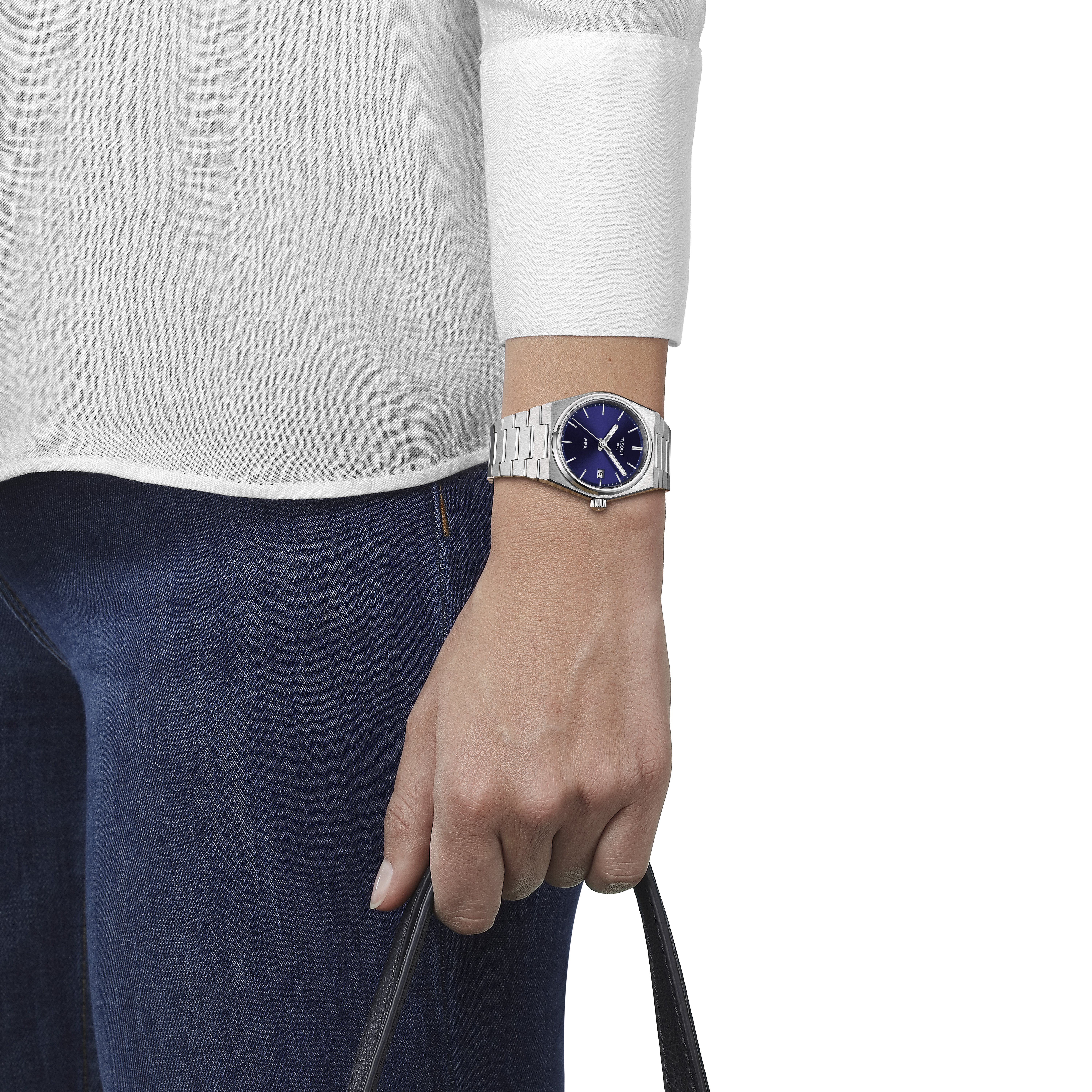 Tissot T137.210.11.041.00 Tissot PRX 35 blå handled