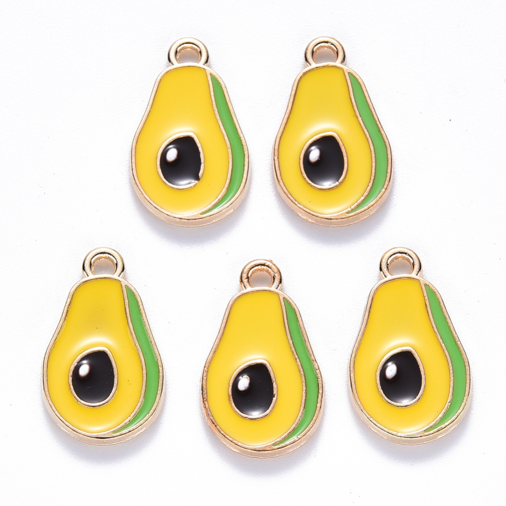 Charm  enameld Avokado