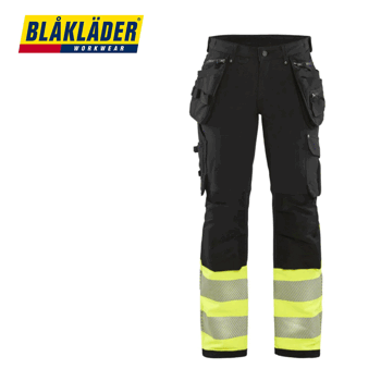 Craft Housut Blåkläder Stretch Naisten Keltainen / Musta Kl1