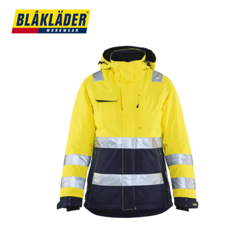 Talvitakki Blåkläder Naisten Keltainen / Navy Kl2