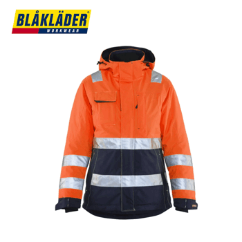 Talvitakki Blåkläder Naisten Orange/Navy Kl2
