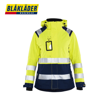 Shell takki Blåkläder Naisten Keltainen / Navy Kl2
