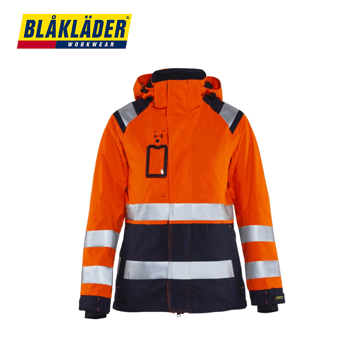 Shell takki Blåkläder Naisten Orange / Navy Kl2