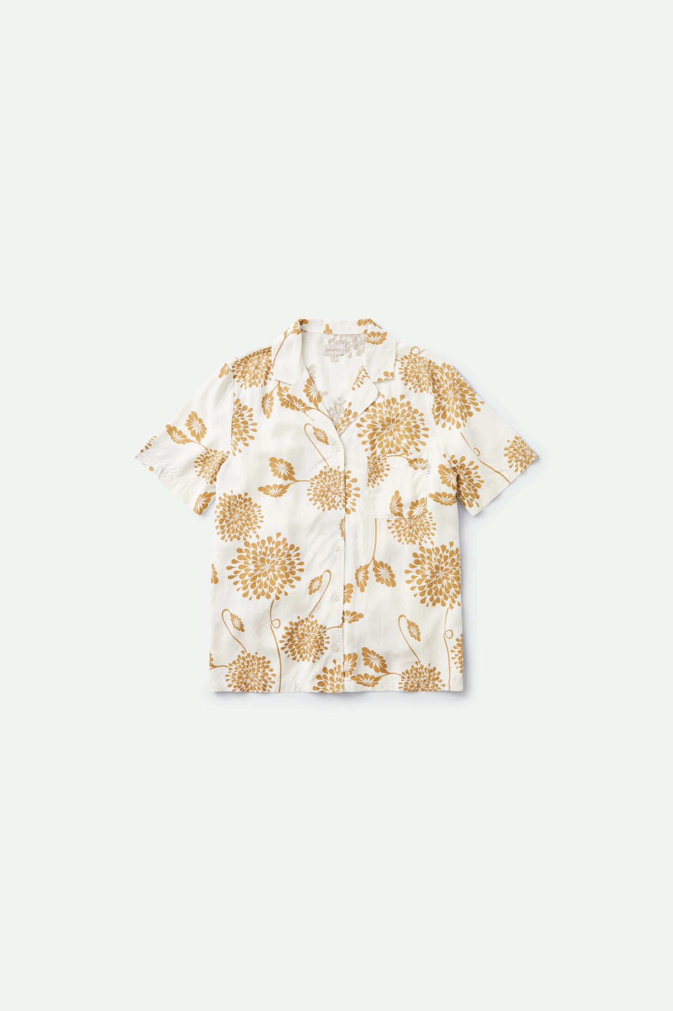 Brixton Women Bunker Garden Floral Shortsleeve Shirt Dove - 5