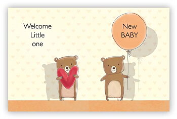 Welcome Little One, Greeting Card