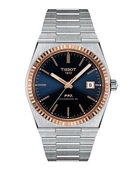 Tissot T931.407.41.041.00 Tissot PRX 40 Powermatic 80 40 blå 18 K roséguld och stål 