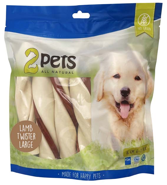 2pets Tuggtwister Lamm 500gr, L