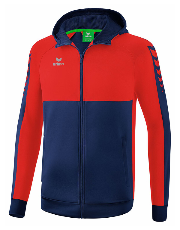 Erima Six Wings Training Hood Jacket Dam - 6