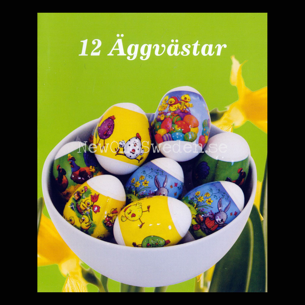 Äggvästar 12-pack Påsk