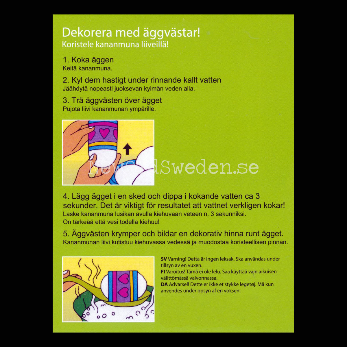 Äggvästar 12-pack Påsk - 2