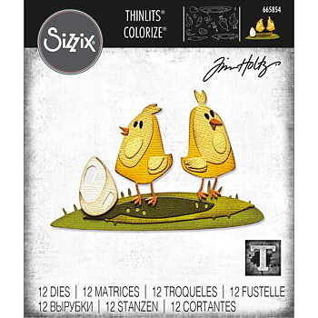 Sizzix - Dies Thinlits - Papercut Chicks Colorize