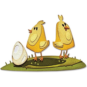 Sizzix - Dies Thinlits - Papercut Chicks Colorize