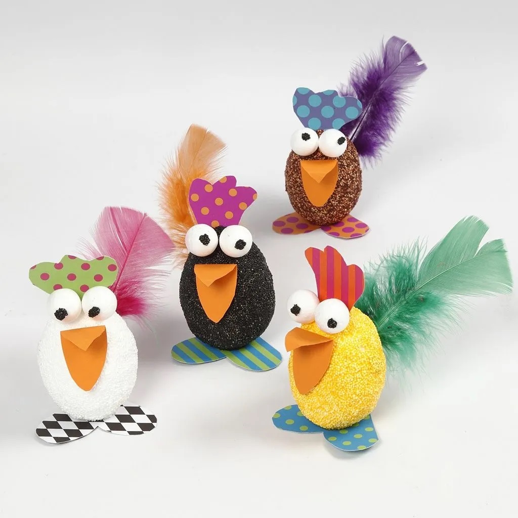 Ägg av frigolit 6cm 5st - 5
