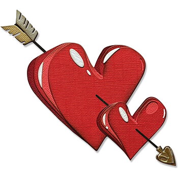Sizzix - Dies Thinlits - Lovestruck Colorize