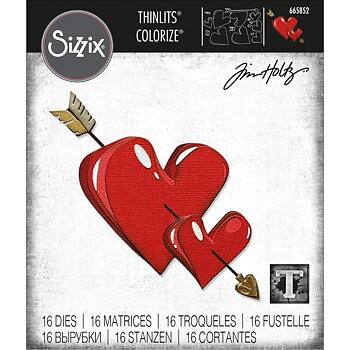 Sizzix - Dies Thinlits - Lovestruck Colorize