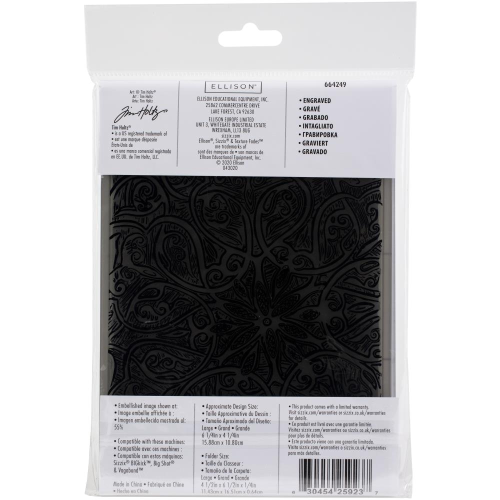 Sizzix - 3D textured Fades - Engraved - 2