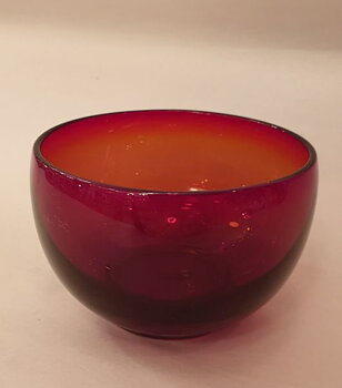 Bowl red-orange small
