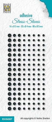 Rhinestones Set 7: Black