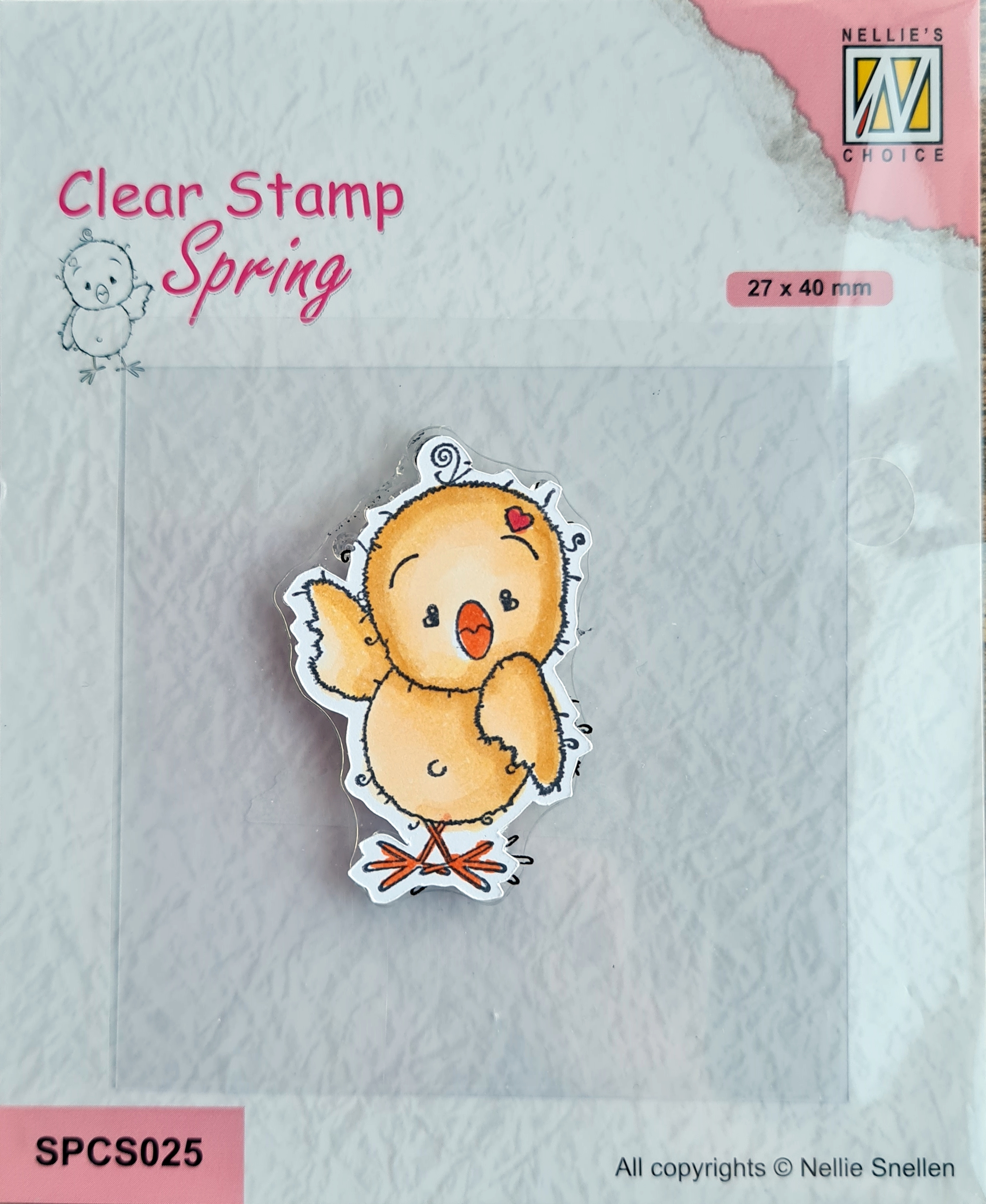 Clear Stamps Spring: Chickie serie - 2